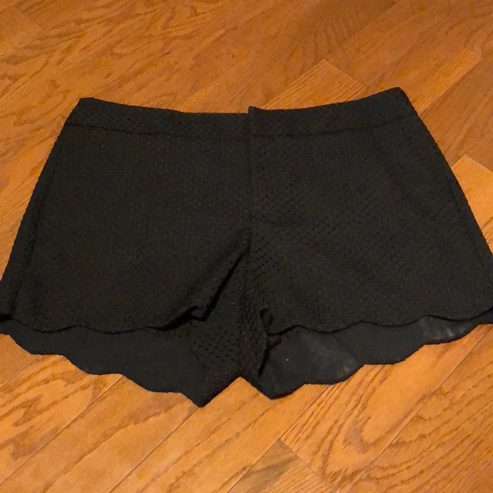 Black dress shorts